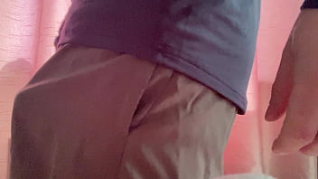 Preview 2 of Porn Spar - Mr Big Dick UK pulling out whitezilla from his gym shorts