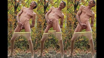 Preview 4 of Mongollia Porno - Panties Down and Fisting Ass Outdoors