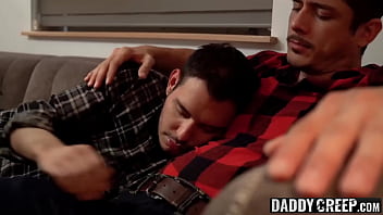 Preview 1 of Vgr5 - Young stepson submits to his stepdaddy after a fine dinner