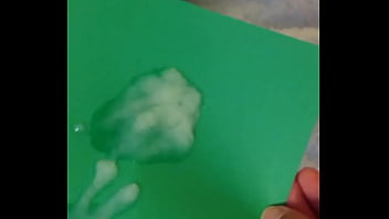 Preview 3 of Jamurl - My cum load jiggling on paper