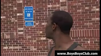 Preview 1 of Nadeem Sarwar Noha - Black gay boys humiliate white twinks hard 19