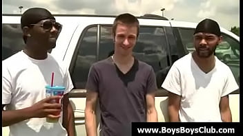 Preview 3 of Dj Me Gana - Black gay boys humiliate white twinks hard 04