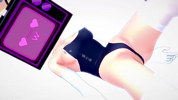 Preview 1 of Theaf Fucks Girl - Tv woman usa su apretado ba&ntilde_ador para divertirse