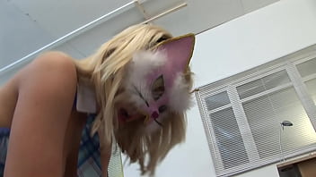 Preview 4 of Mom Moans Loudly - White Kitty Karlie Simon Gets Double Penetrated