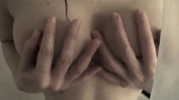 Preview 4 of Creamy Po - Fingering my shaved pussy in the shower