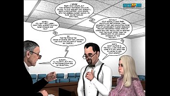 Preview 3 of Pussy Licking Teen Messy Facials - 3D Comic: Malevolent Intentions. Episode 15
