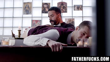 Preview 1 of Abby Se3 - Catholic Boy Benjamin Blue Walks Into Father Teddy Torres&rsquo_ Office After Being Summoned - Fatherfucks