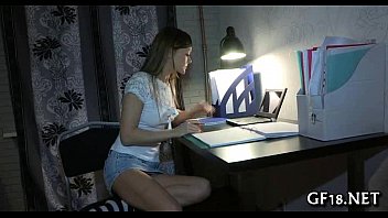 Preview 1 of Moon And Soon Xnx - Stare at this brunette hair stranger banging