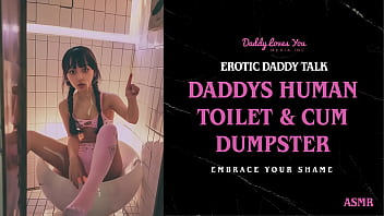 Preview 3 of Filming A Bull Fuck My Wife - Daddy Talk: Daddy turns you into his personal human toilet