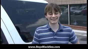 Preview 3 of Chachi Son - Black boys fuck white gay guys hardcore 12