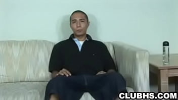 Preview 2 of Old Girl And Little Boy - Hot amateur hunk gets naked and tugs on his cock