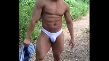 Preview 4 of Stories Mother - Rafael Leonidas: White Briefs