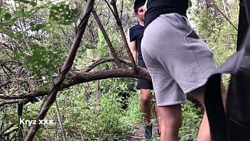 Preview 1 of Ass Sex X - Cruising in the woods PART 1