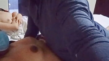 Preview 2 of Road Quen - Teen Pinay threesome 2 college student with the professor