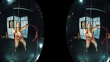 Preview 2 of Red Bull Pussy - Aris Dark luciendose muy erotica en realidad virtual vr