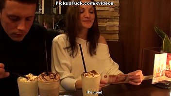 Preview 3 of Muslim Woman Gad Sex Video - Girl undresses and sucks cocks in the cafe