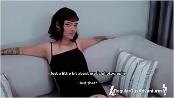 Preview 1 of Breath Semll - Goth girl Nicole tries out the casting couch