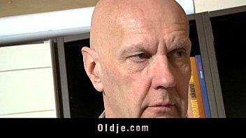 Preview 1 of Arab Slim Petit - Asian teen fucking older bald teacher
