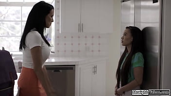 Preview 1 of Xxxsmall Indian - Stepmom spanks stepdaughter and her gf and watch them lick