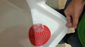 Preview 2 of Nude Prostitution Raid In China - guy with uncut cock pees in public then plays with cock