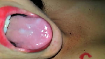 Preview 2 of Local Romantic Love Xxx - My wife asking me for vitamin,  real amateur housewife getting a lot of massive cum in mouth in a facial cum shots
