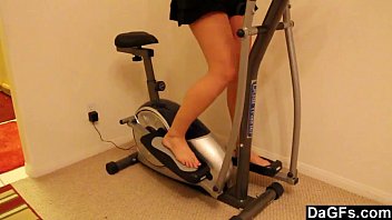 Preview 1 of Dus Saal Ki Ladki Ki Sexy Video - Dagfs - Disturbing Her Sexy Workout With An Epic Tit Fuck