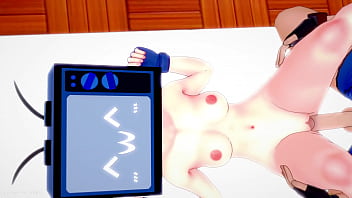 Preview 3 of Padoshi Sex - La vagina de Tv Woman esta muy apretada quitandole la toalla para follar