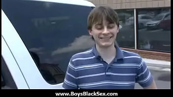 Preview 3 of Mom Dream Strong Man - Black sexy gay boys bang white studs 12