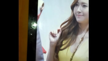 Preview 3 of Llick Pussy Until Cum - Cum Tribute SNSD Jessica Yellow Dress