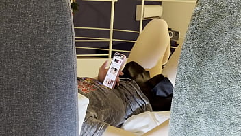 Preview 2 of Movie Sexy Mum - Hot Sexy Tight Pussy College Girl with Thick Thighs and Strong Calves plays with a Cock slowly for edging and Precum Squeezing from the Balls