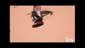 Preview 4 of Alysa Marie - Hot Naked Chicks Sand Boarding!