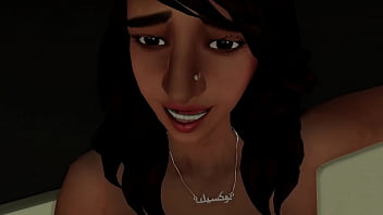 Preview 3 of Couples Butt Cum - Alone in her room - Sims 4 Porn Video