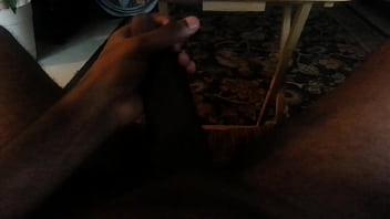 Preview 1 of Black Big Cock Forced Rape - Jerking Off