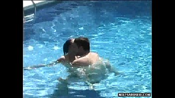 Preview 3 of Anna Casada - Brunette babe gets fucked and sucks cock in a pool
