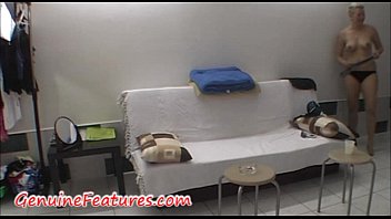 Preview 1 of Tunize - Backstage with chubby blonde chick