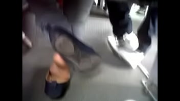 Preview 3 of Homemade Fucking Teen Girl Black - pies de mexicana en el camion