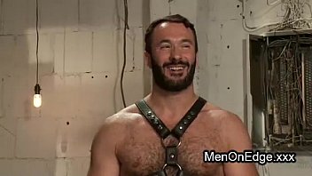 Preview 1 of Penis In The Cervix - Hairy gay post orgasm torment in bondage