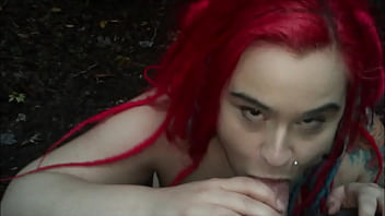 Preview 2 of Painty Duather - Aniya Layt BBW Amateur Blowjob POV