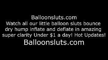 Preview 2 of Mexican Prostitute Wife - Horny Spandex Girl humping inflatable whale