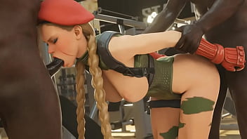 Preview 1 of Bell Milano - cammy vs monster cock