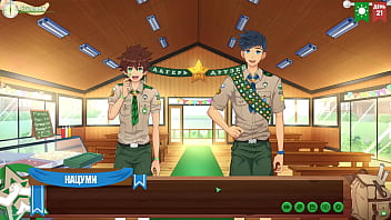 Preview 3 of Vixenpornhd - Game: Friends Camp,  episode 33 - Idea (Russian voiceover)