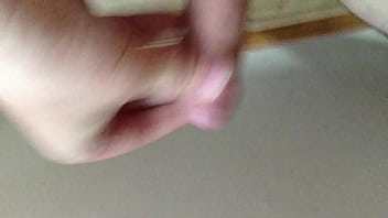 Preview 2 of Innocent Lady Prisoner - Jacking my small cock until I cum
