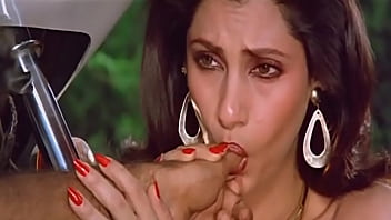 Preview 4 of Masturbasi Oil Job - Sexy Indian Actress Dimple Kapadia Sucking Thumb lustfully Like Cock