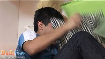 Preview 1 of Salle Gf - Old officer punishes twinks with his meaty baton