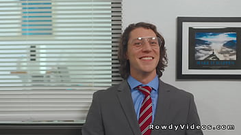 Preview 1 of Dad Sleep Dutar Sex - Gay coworker fucked until cum in the office