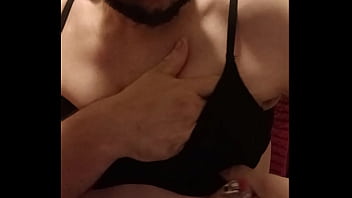 Preview 2 of Palm Swing Movies - Puffy nipple play and cumshot