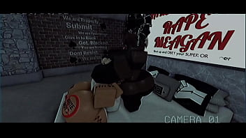 Preview 2 of Desi Puddi - UNKNOWN VHS- Snowbunny used and broken by fembull (ROBLOX) (NO AUDIO)