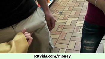 Preview 3 of Cuckold Fucks Hubby - Hot teen girl let us fuck her for cash 4