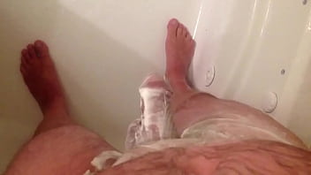 Preview 2 of Engel Locsin Tagalog - Showering after Stroking my Cock for Elle69
