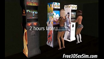 Preview 3 of Morgan Mooncum On Morgan - Two tasty 3D cartoon honeys getting fucked hard